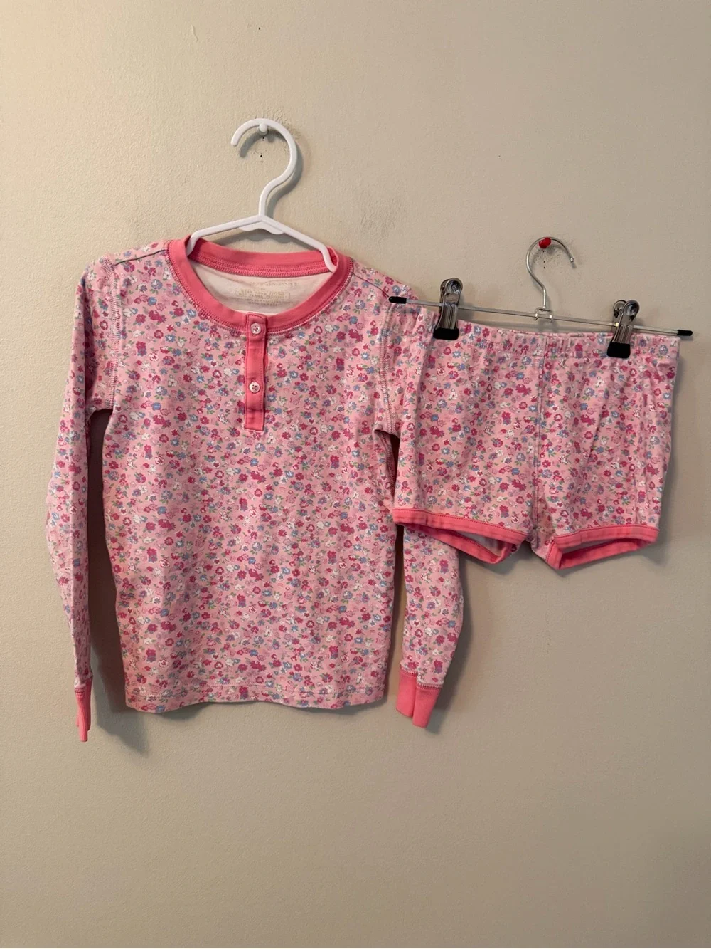 The Beaufort Bonnet Company Pink Floral Long Sleeve Pajama Set